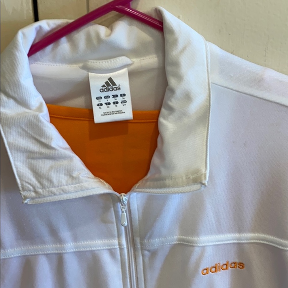 Adidas White Track jacket - Picture 2 of 3